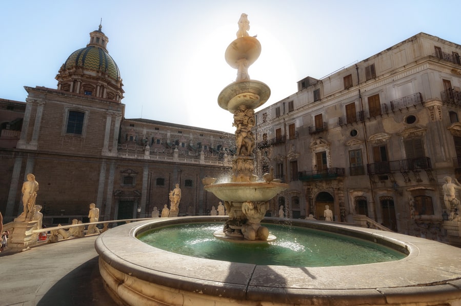Piazza Pretoria y Fontana Pretoria, cosas que ver en Palermo, Sicilia