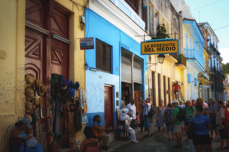 La Bodeguita del Medio, tourist attraction in Cuba