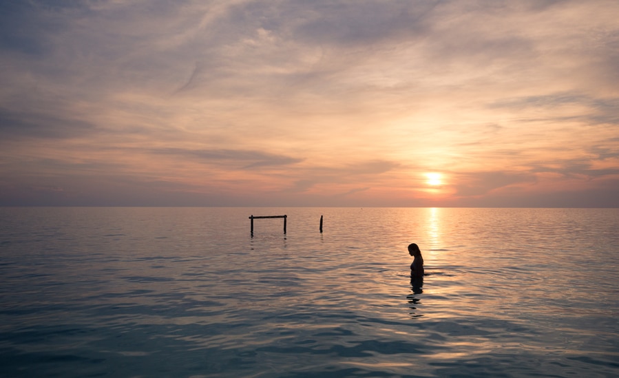 sunset in playa ancon the best beach in cuba trinidad