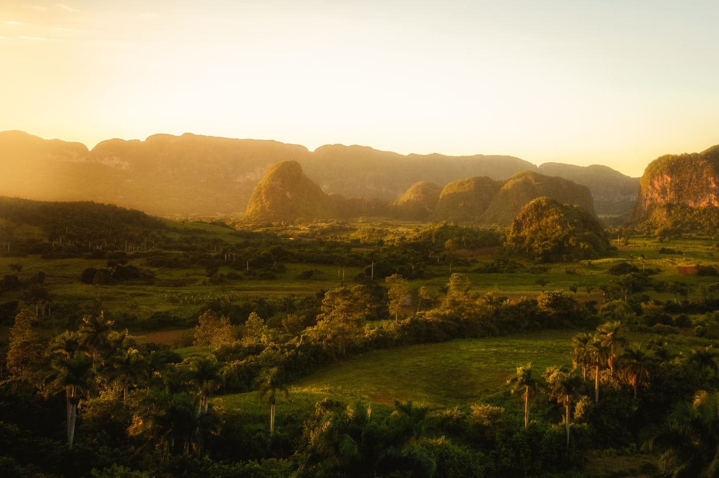 sunset from the hotel los jazmines top things to do in viñales cuba