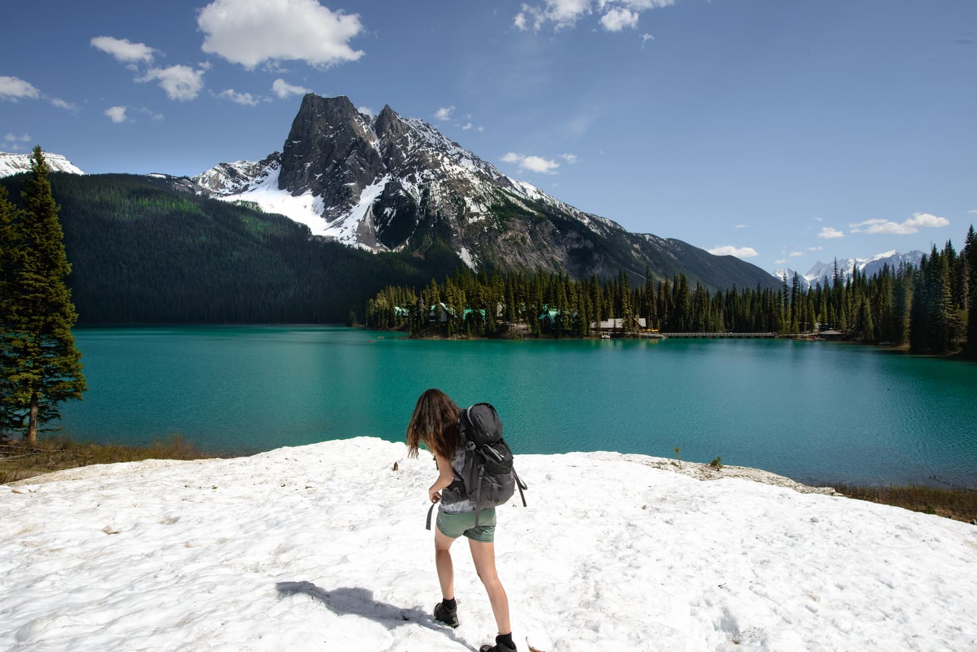 emerald lake in a day for backpackers canada yoho
