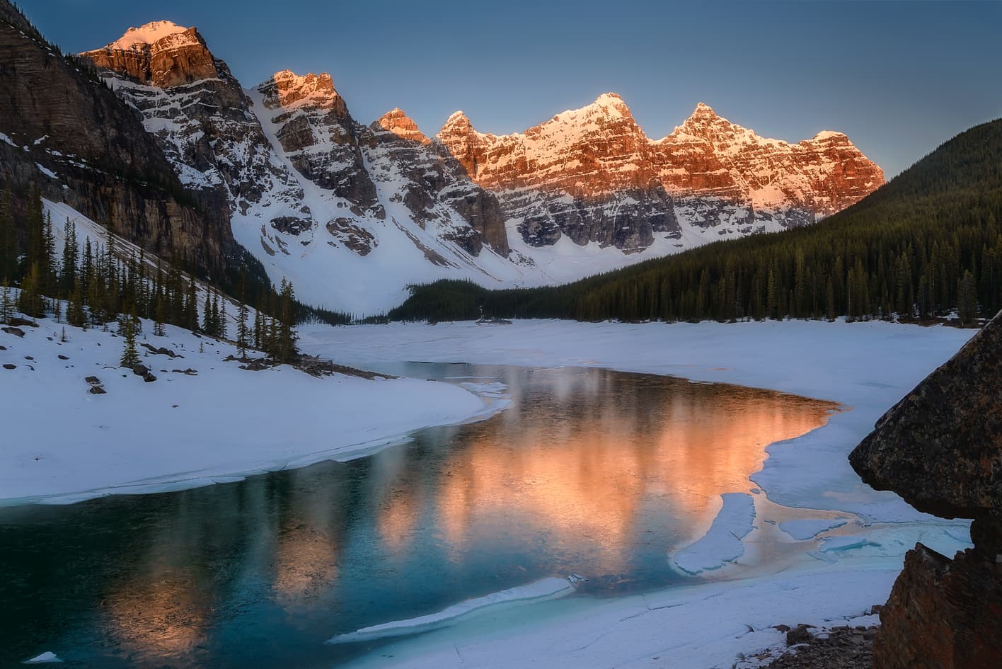 Lago Moraine, cosas que ver en Banff