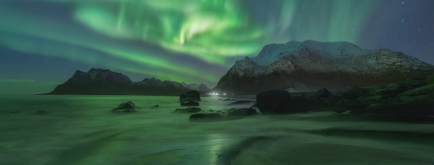 donde y cuándo ver la aurora boreal en lofoten noruega
