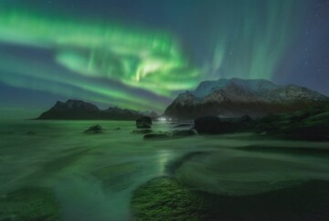 donde y cuándo ver la aurora boreal en lofoten noruega