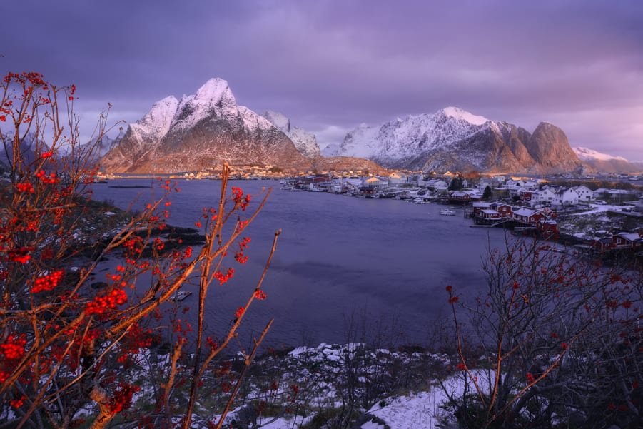 lofoten winter photography tour eliassen rorbuer hamnoy