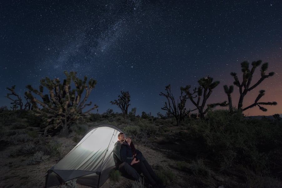 west coast america holiday ideas mojave desert milky way joshua tree