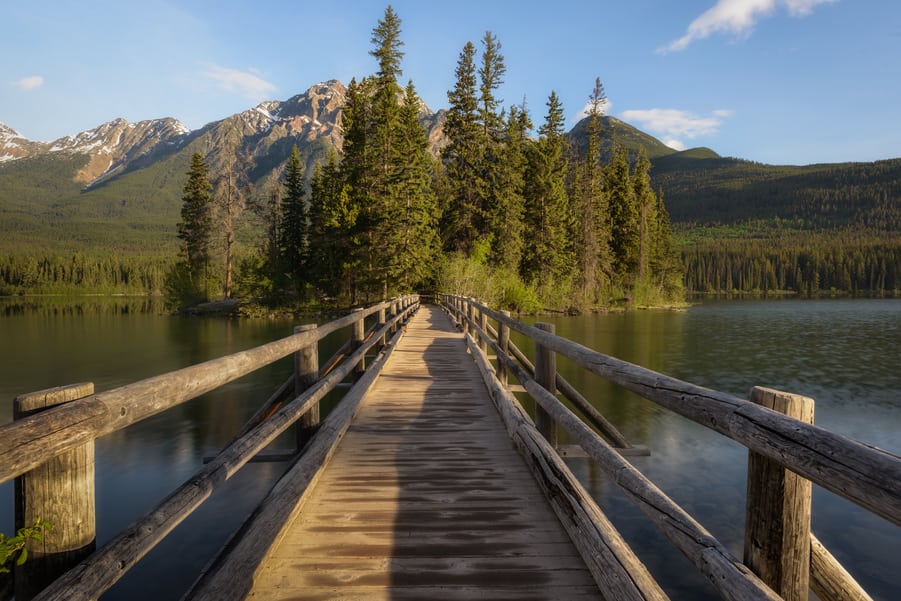 que hacer en jasper. guia de viaje de jasper national park pyramid lake