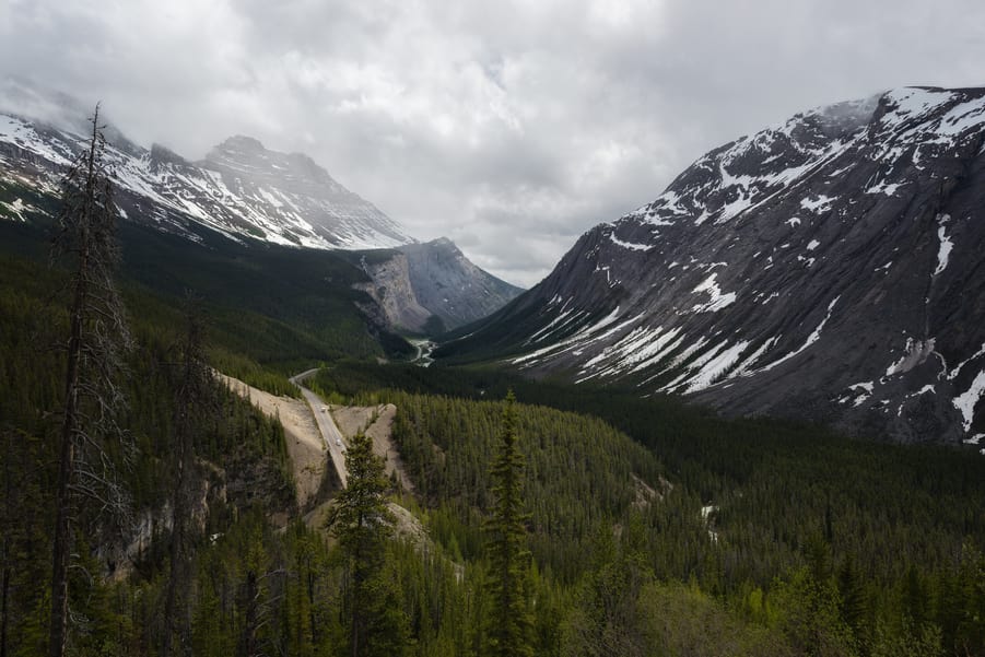 tips to travel to the icefields parkway canada big bend & big hill