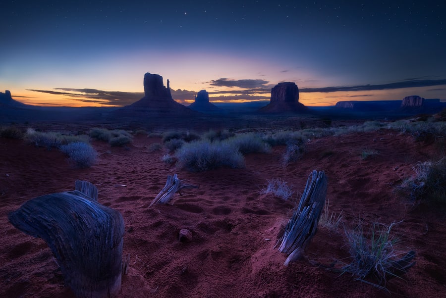 Mexican Hat, a good option to sleep near Monument Valley
