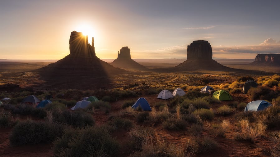 alojamiento monument valley precio camping