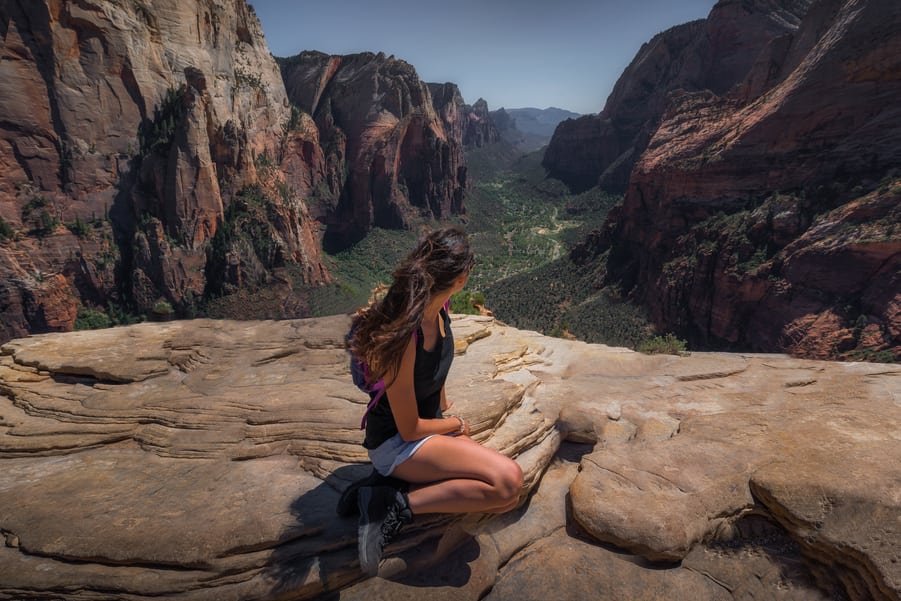 best hiking trails in zion Utah eeuu