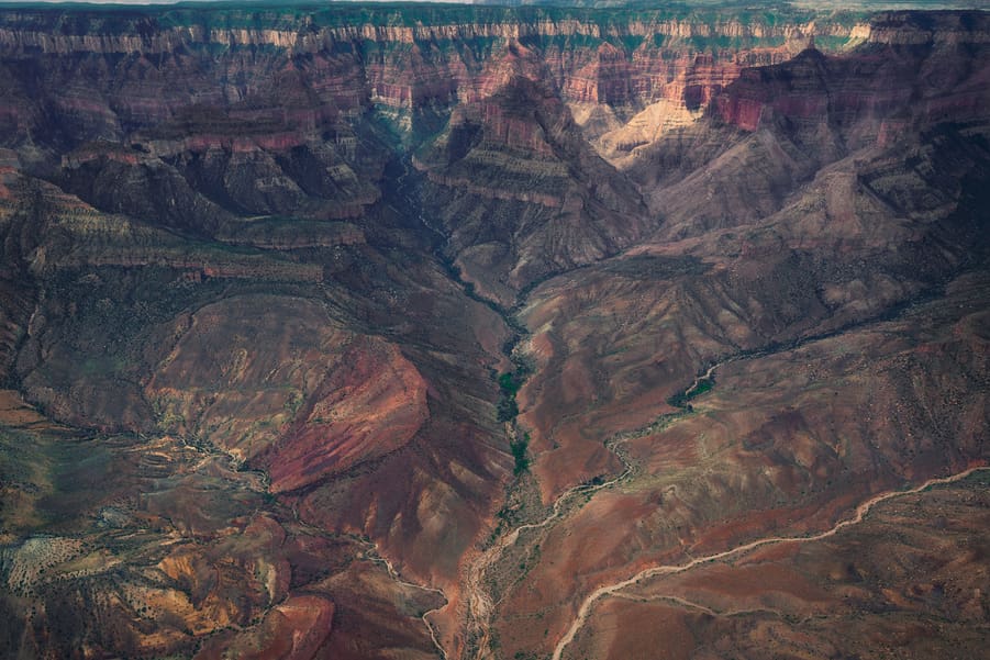 Grand Canyon aerial view, grand canyon papillon helicopter tours