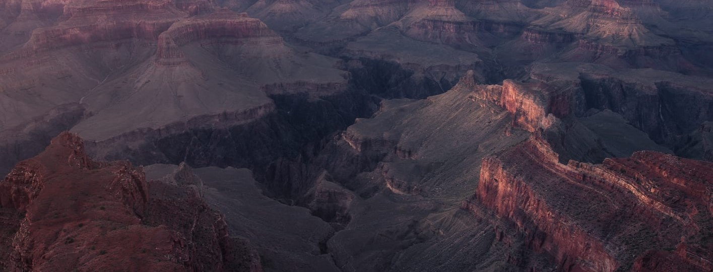 Grand Canyon at sunset, grand canyon tours from las vegas