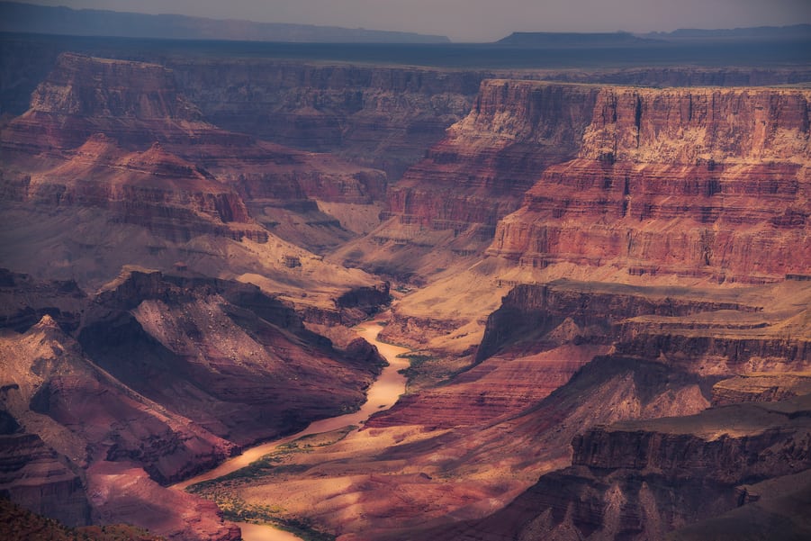 Grand Canyon from above, aerial tour grand canyon