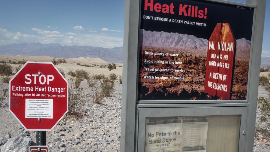 heat kills in death valley signal