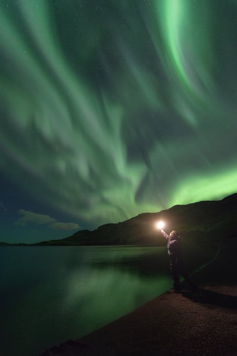 Dónde ver auroras boreales - Islandia