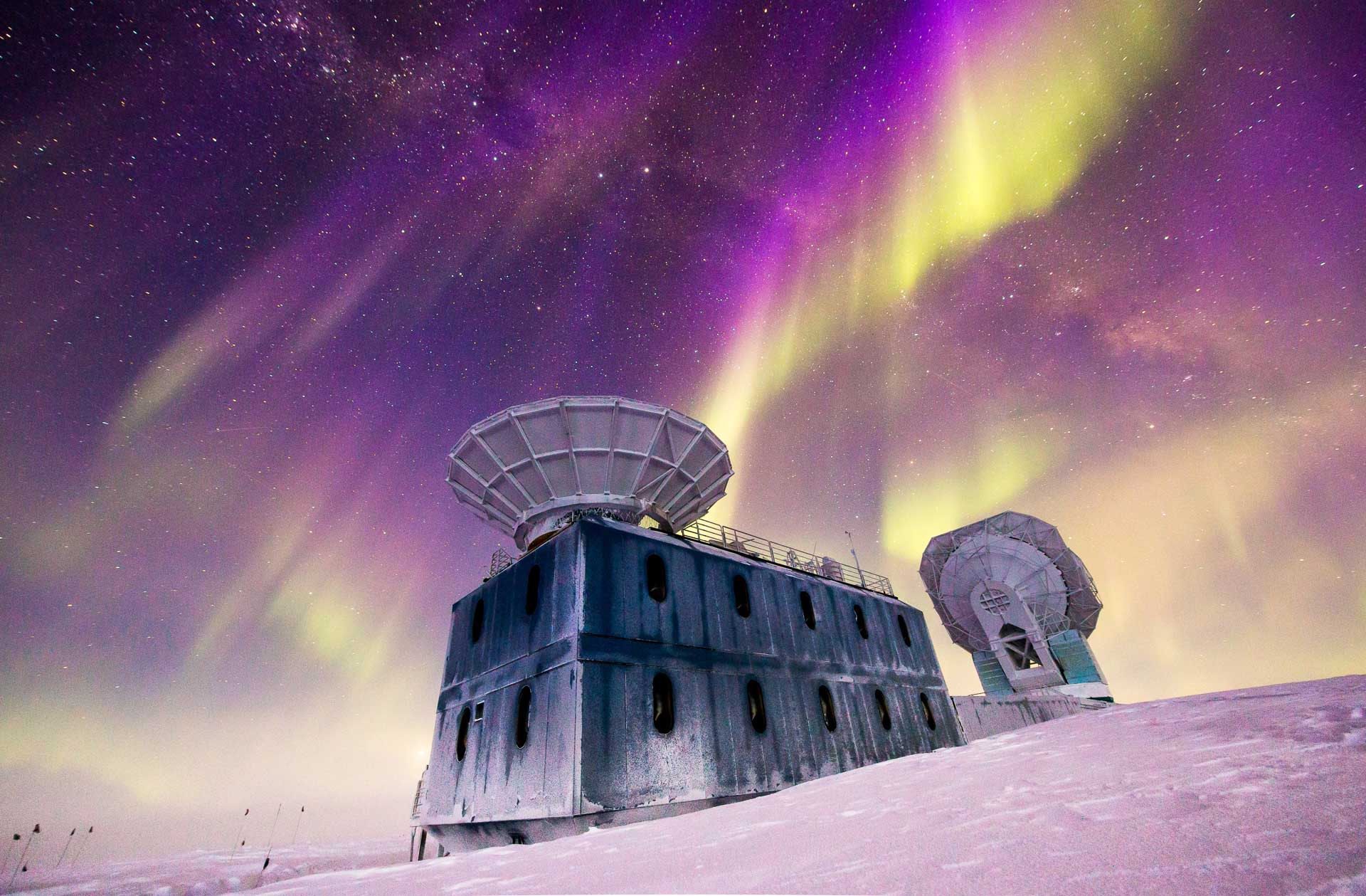 Aurora Borealis Antarctica Southern Lights South Pole