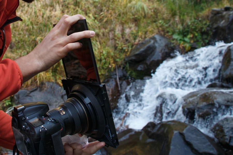 Filtros de densidad neutra para fotografía de paisaje de larga exposición