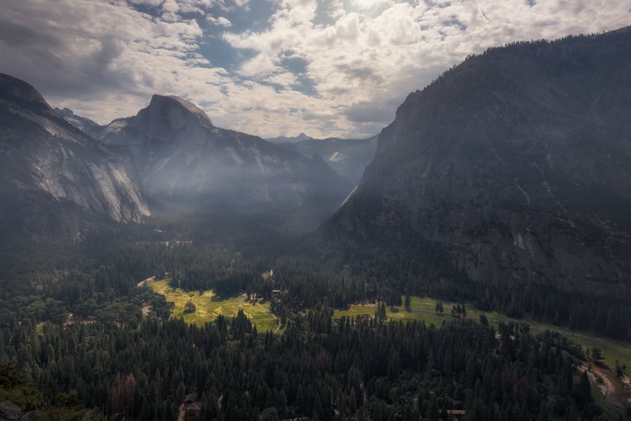 yosemite valley from above best overlooks in yosemite