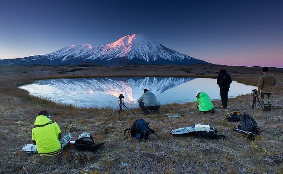 mejores sitios para fotografiar en kamchatka campamento volcan tolbachik