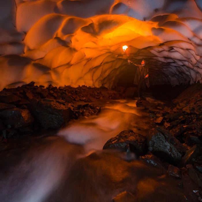 cuevas de hielo bengala glaciar kamchatka viaje para fotografos