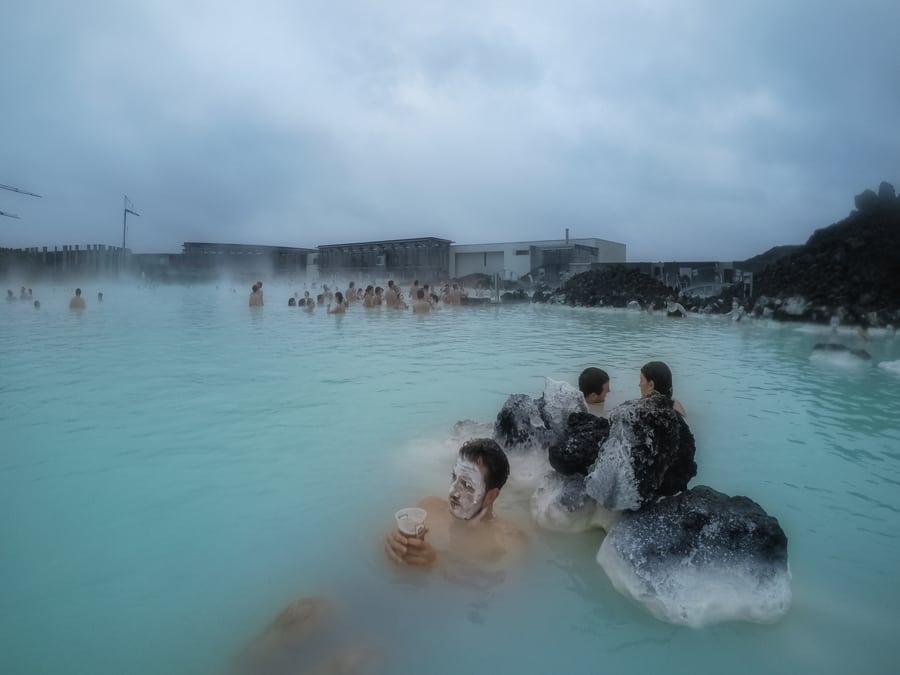 Bathe in the Blue Lagoon, one of the best things to do near Reykjavík