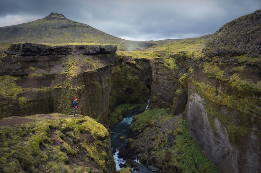 cañon Fimmvörðuháls mejores rutas de senderismo de islandia en verano