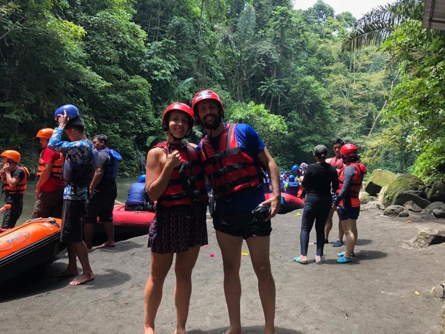 rafting in ayung river, something fun to do in Bali