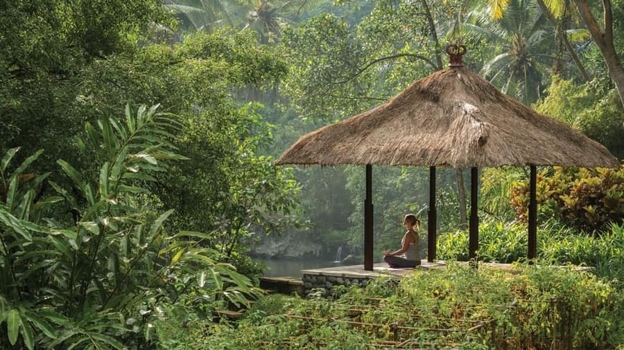 yoga villa in bali quietness in the jungle