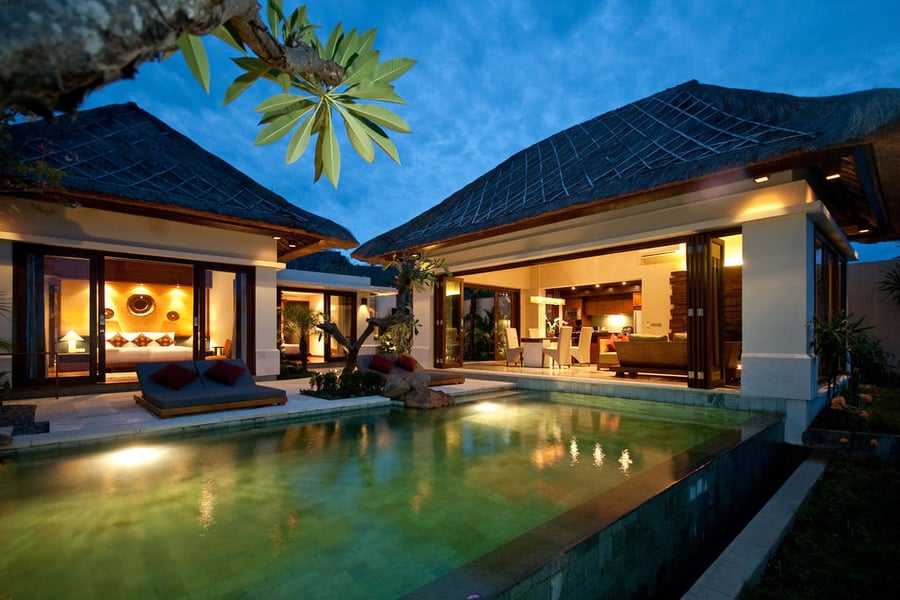 The Griya Villas and Spa Bali piscina privada