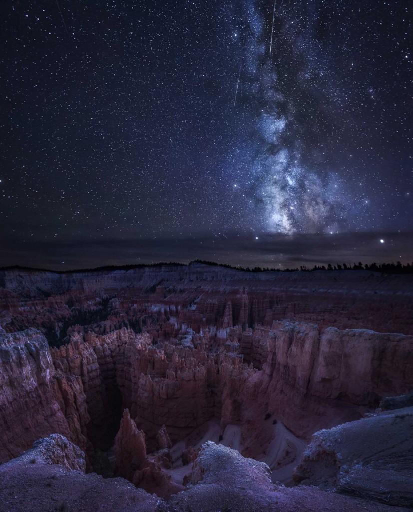 “Milky Way at Bryce Canyon” – Sandra Metzbauer