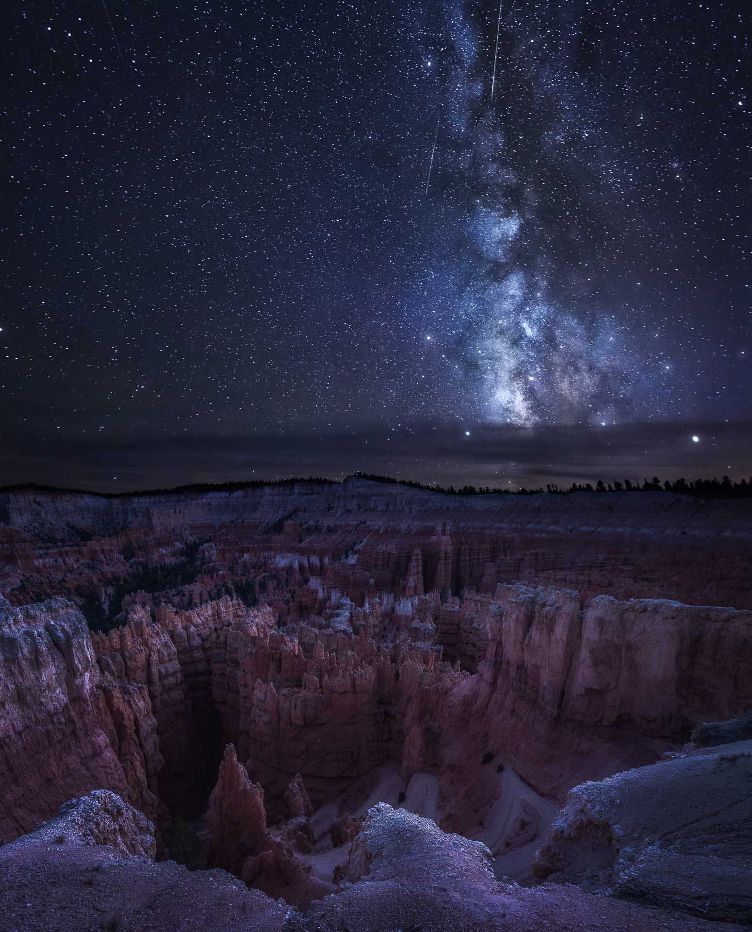 Milky Way Bryce Canyon Utah USA 