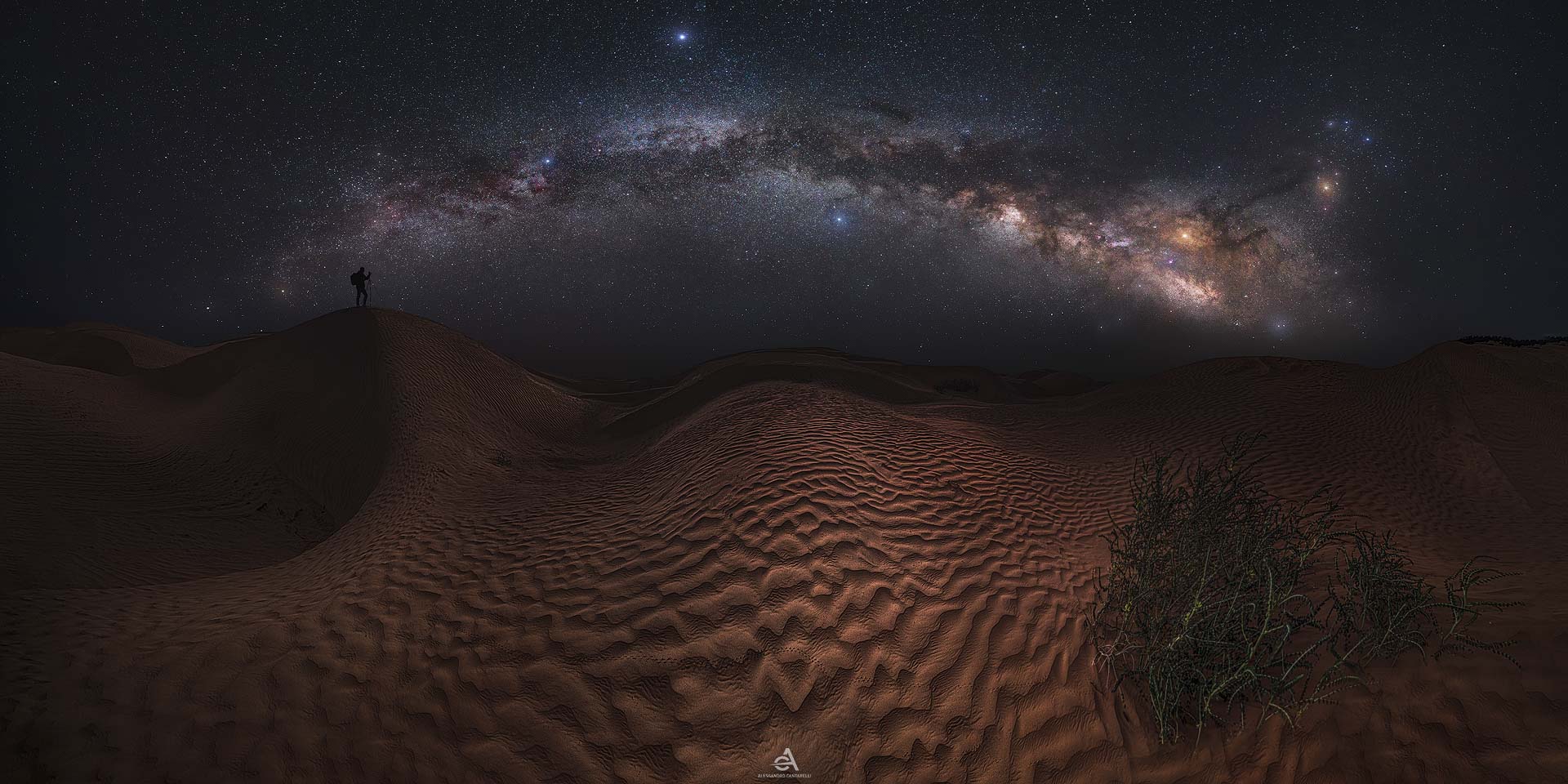 Vía Láctea desierto del Sahara Marruecos estrellas