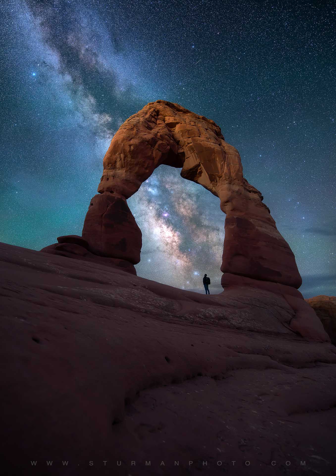 Best Milky Way image Arches National Park Utah USA 