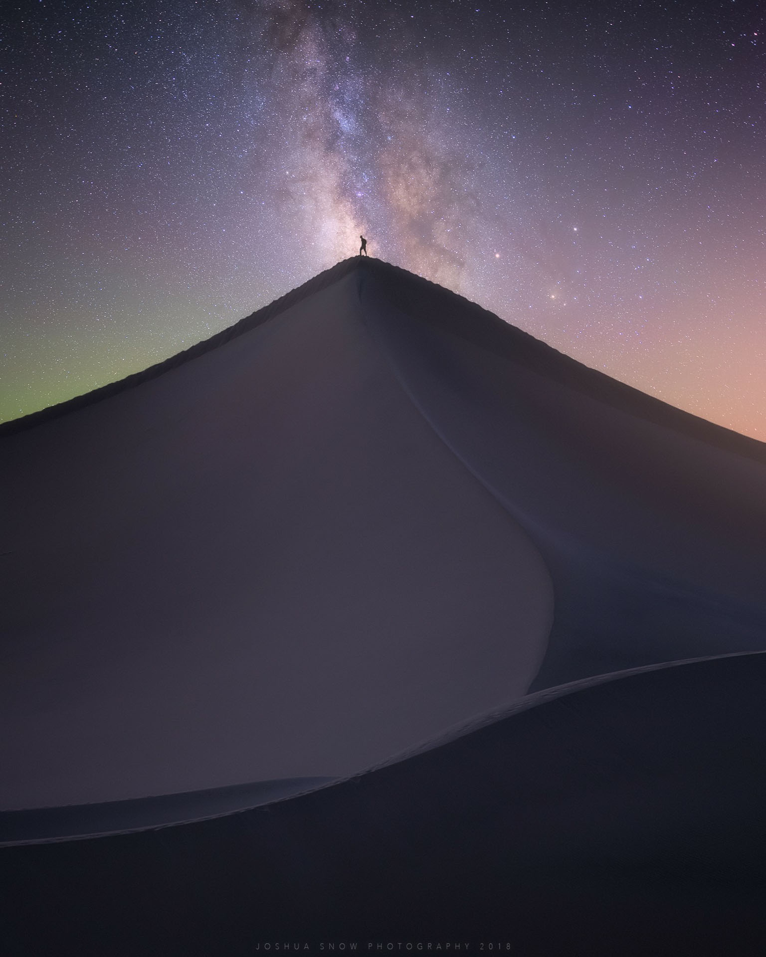 Milky Way Death Valley stars dunes