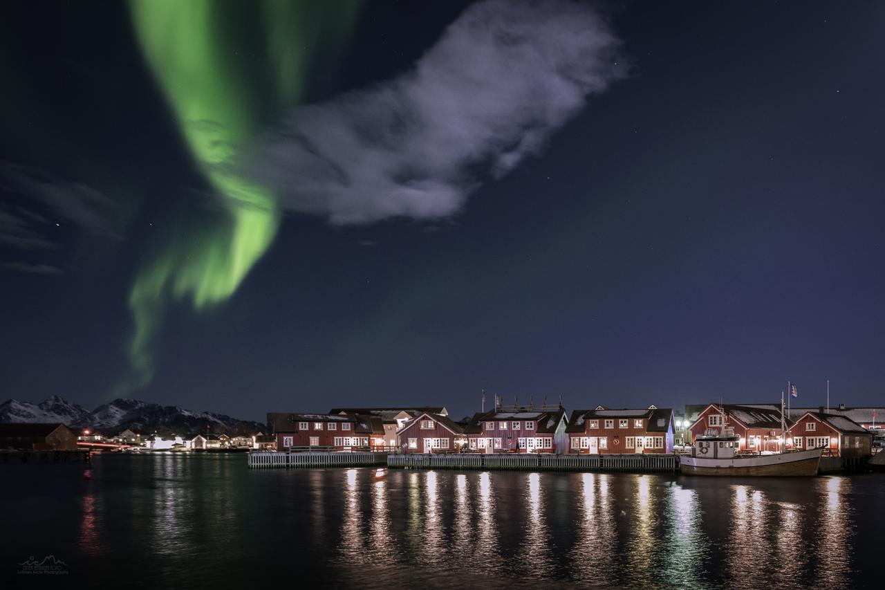 cabaña para ver auroras boreales en noruega