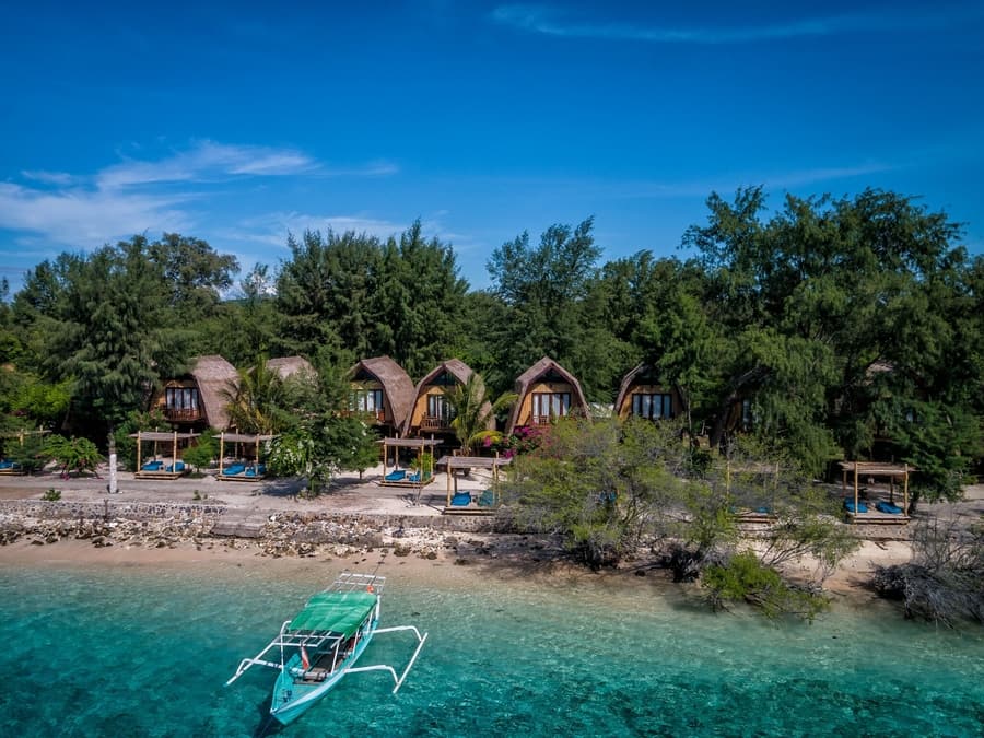 best hotels in gili islands