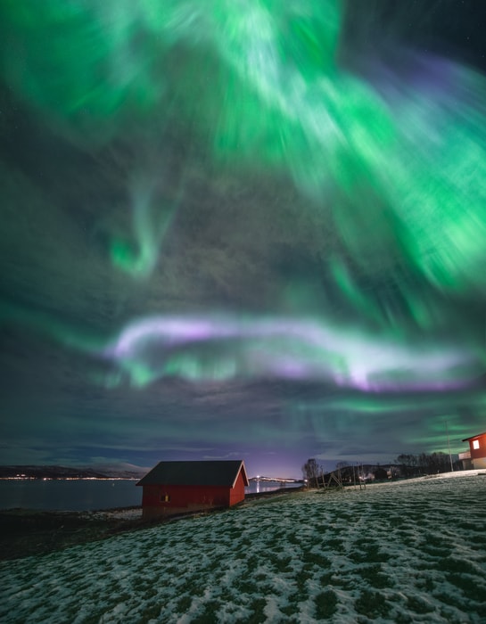 Where to see strong Northern Lights in Norway