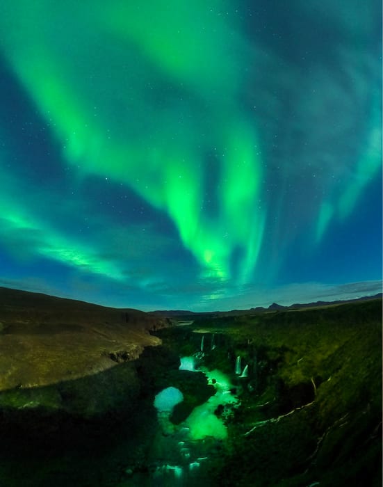 Fotografiando auroras boreales con una GoPro 7