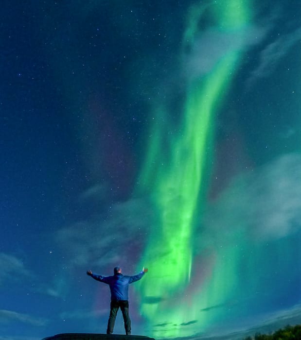 Cómo fotografiar auroras boreales con una GoPro