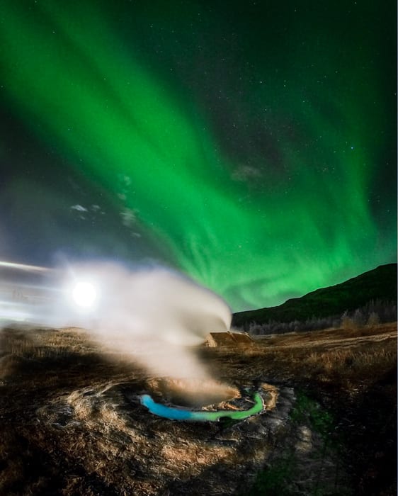 Parámetros para fotografiar auroras boreales GoPro
