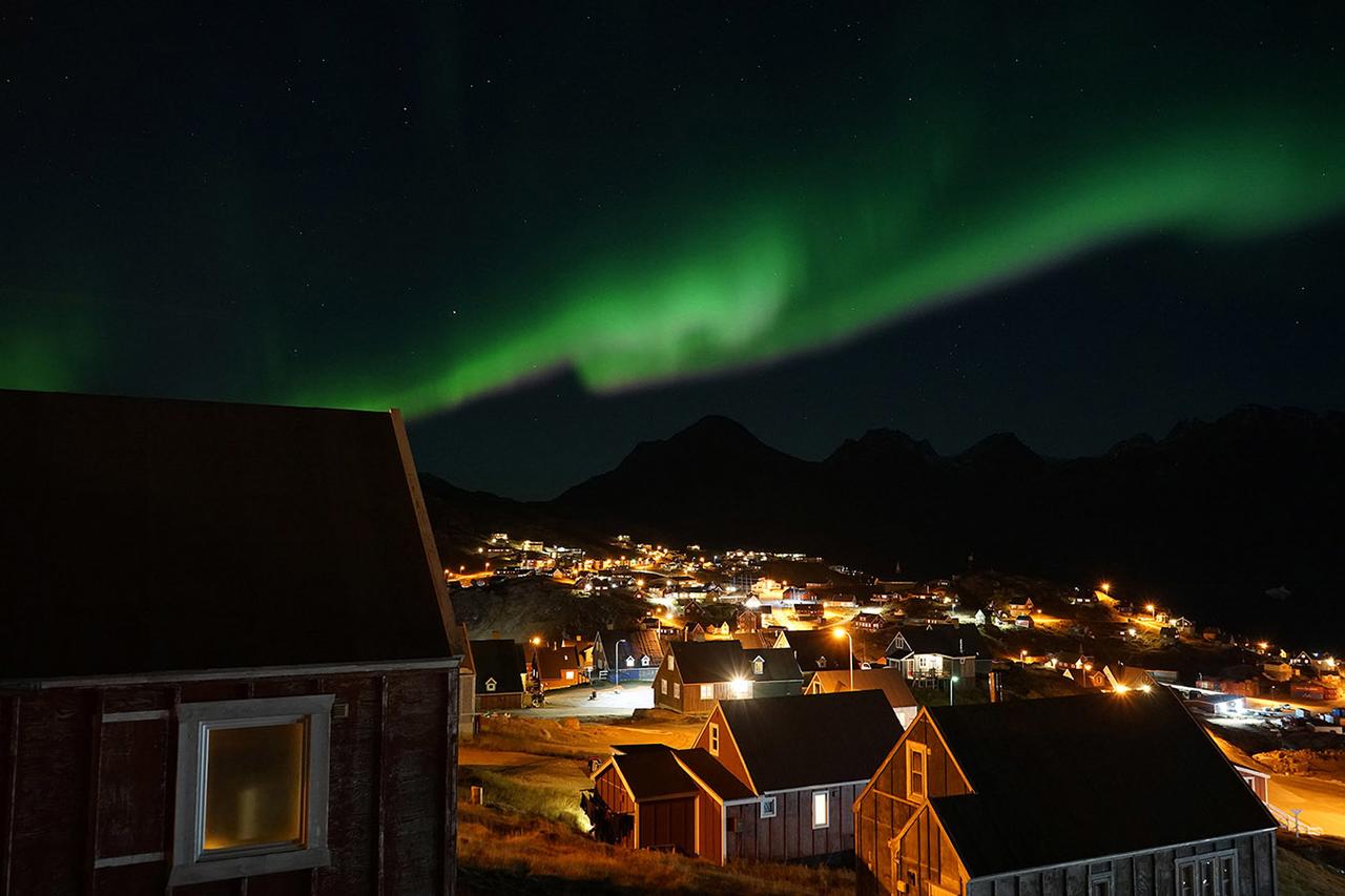 Mejores sitios para ver auroras boreales en Groenlandia