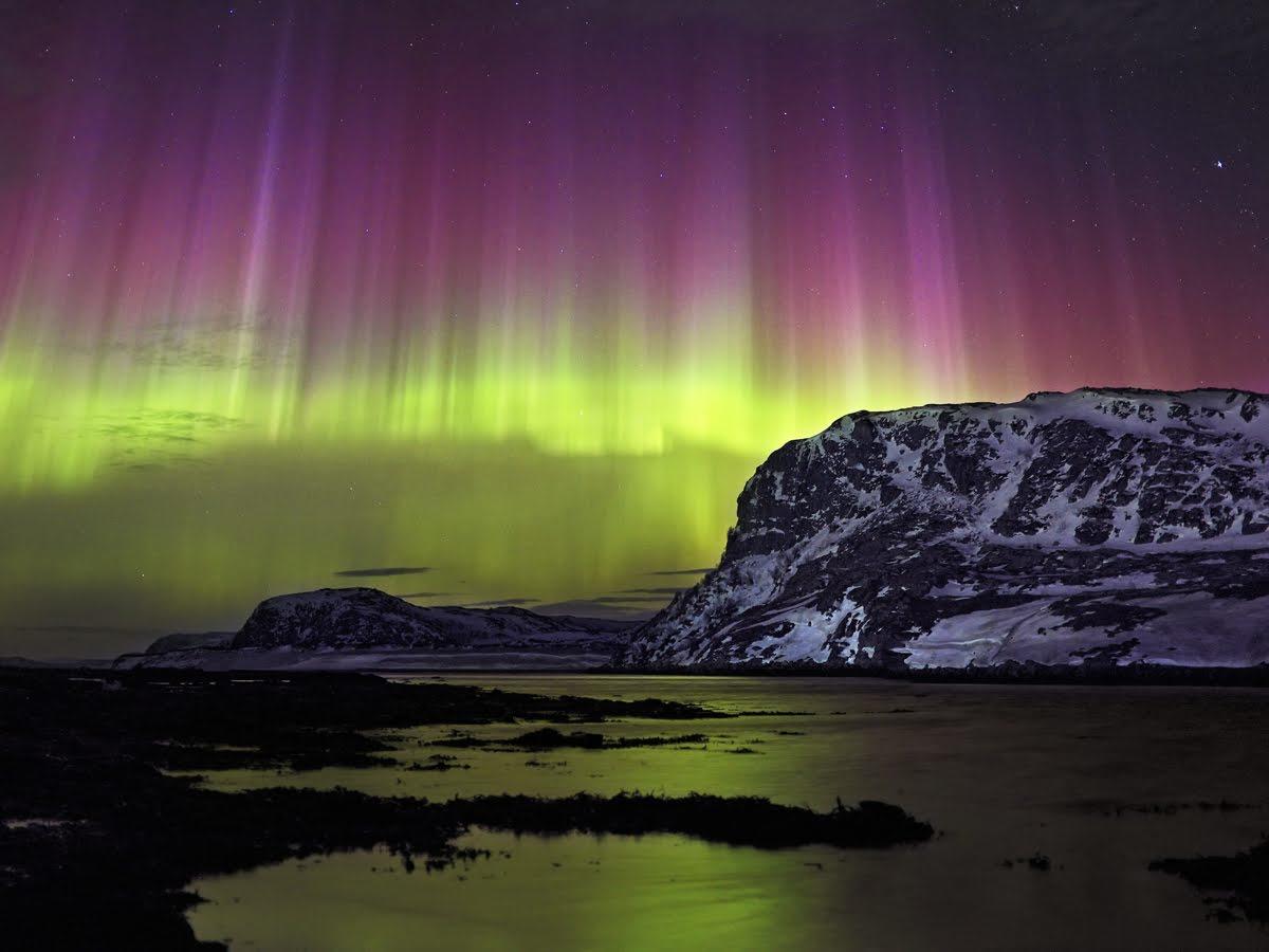 Donde ver auroras boreales en Rusia