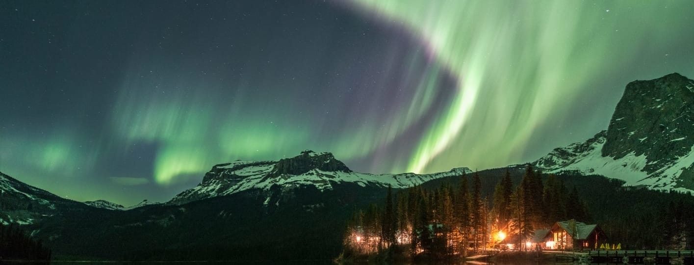 predecir auroras boreales Northern Lights Yoho Canada