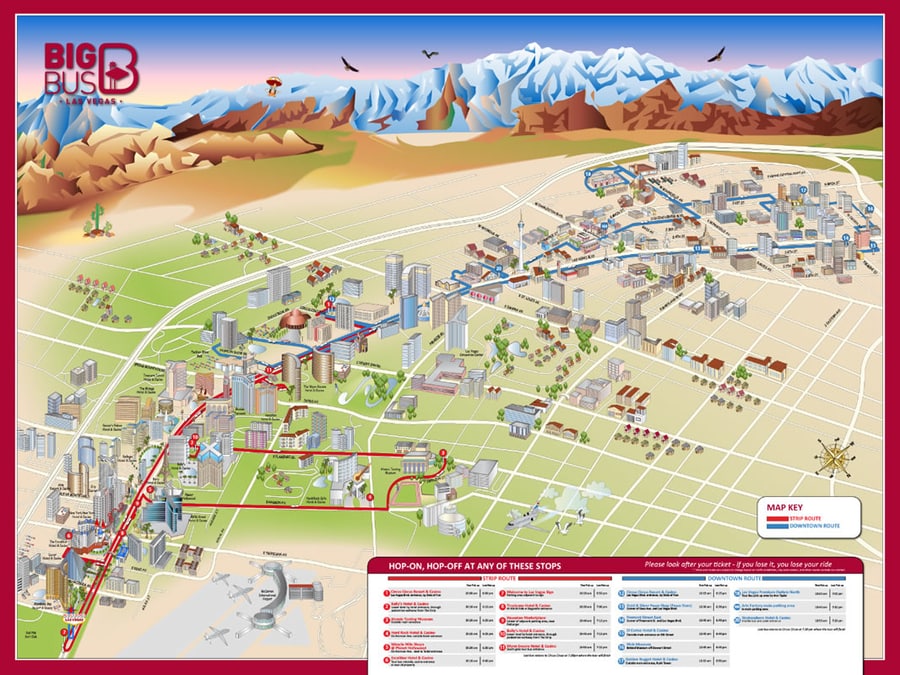 Las Vegas Maps The Tourist Maps Of LV To Plan Your Trip