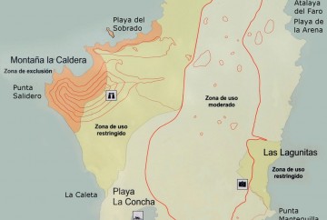 mapa isla de lobos fuerteventura
