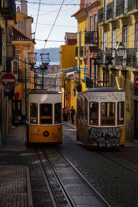 Take the Bica Funicular, another thing to do in Lisbon