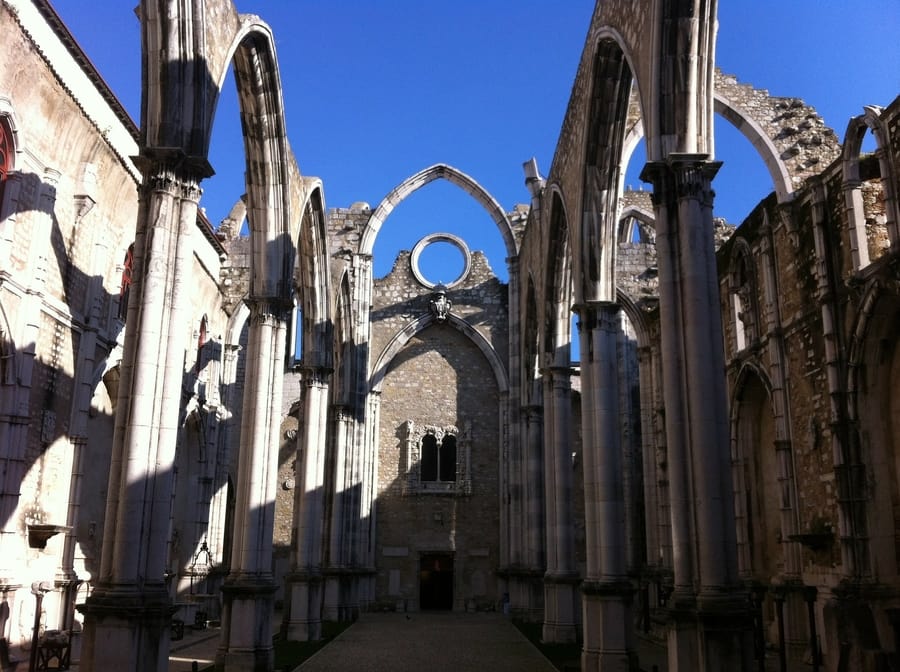 Carmo Convent, another important place to go in Lisbon
