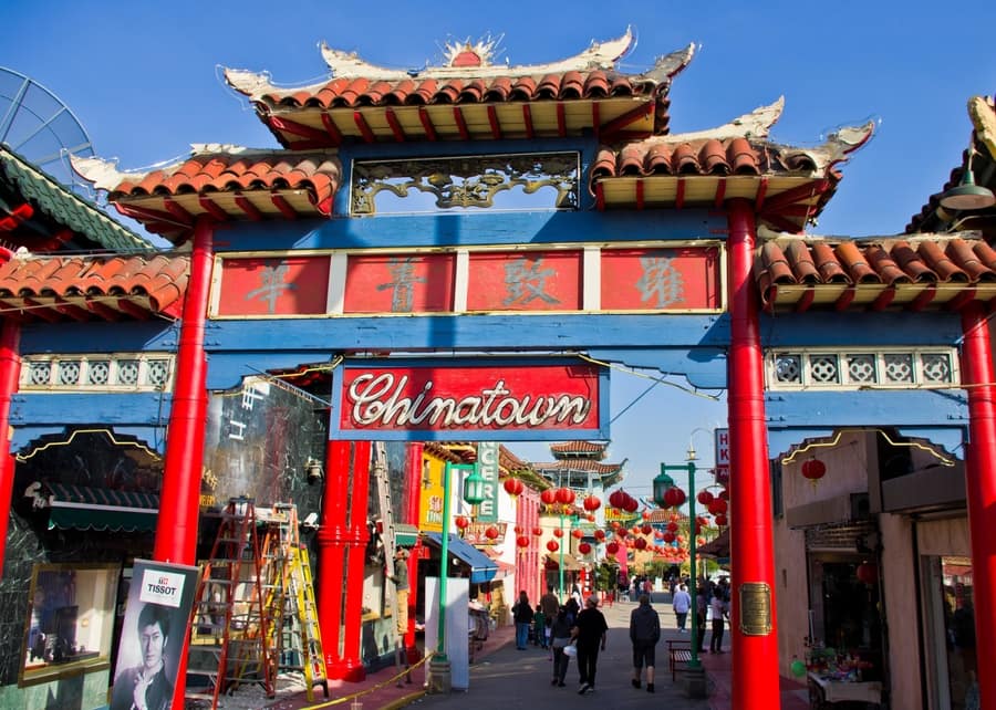 Chinatown, a tourist place to visit in Los Angeles