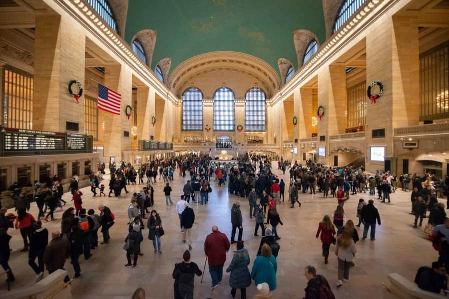 gran central terminal en nueva york velocidad de obturacion sin gente